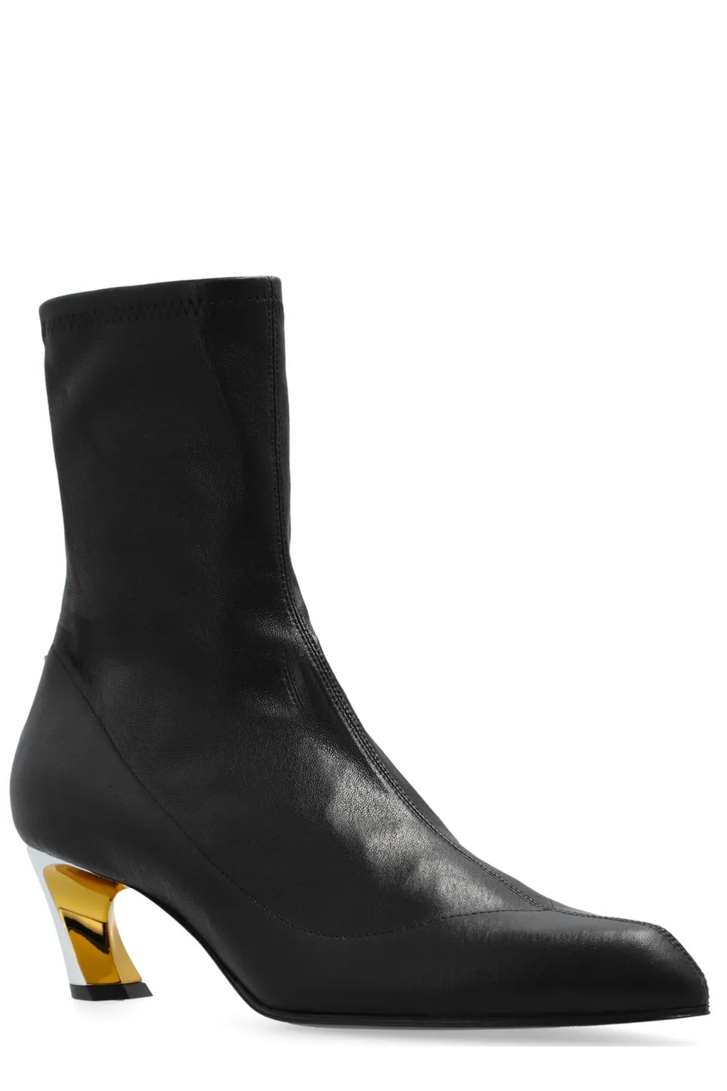 Pointed-Toe Ankle Boots