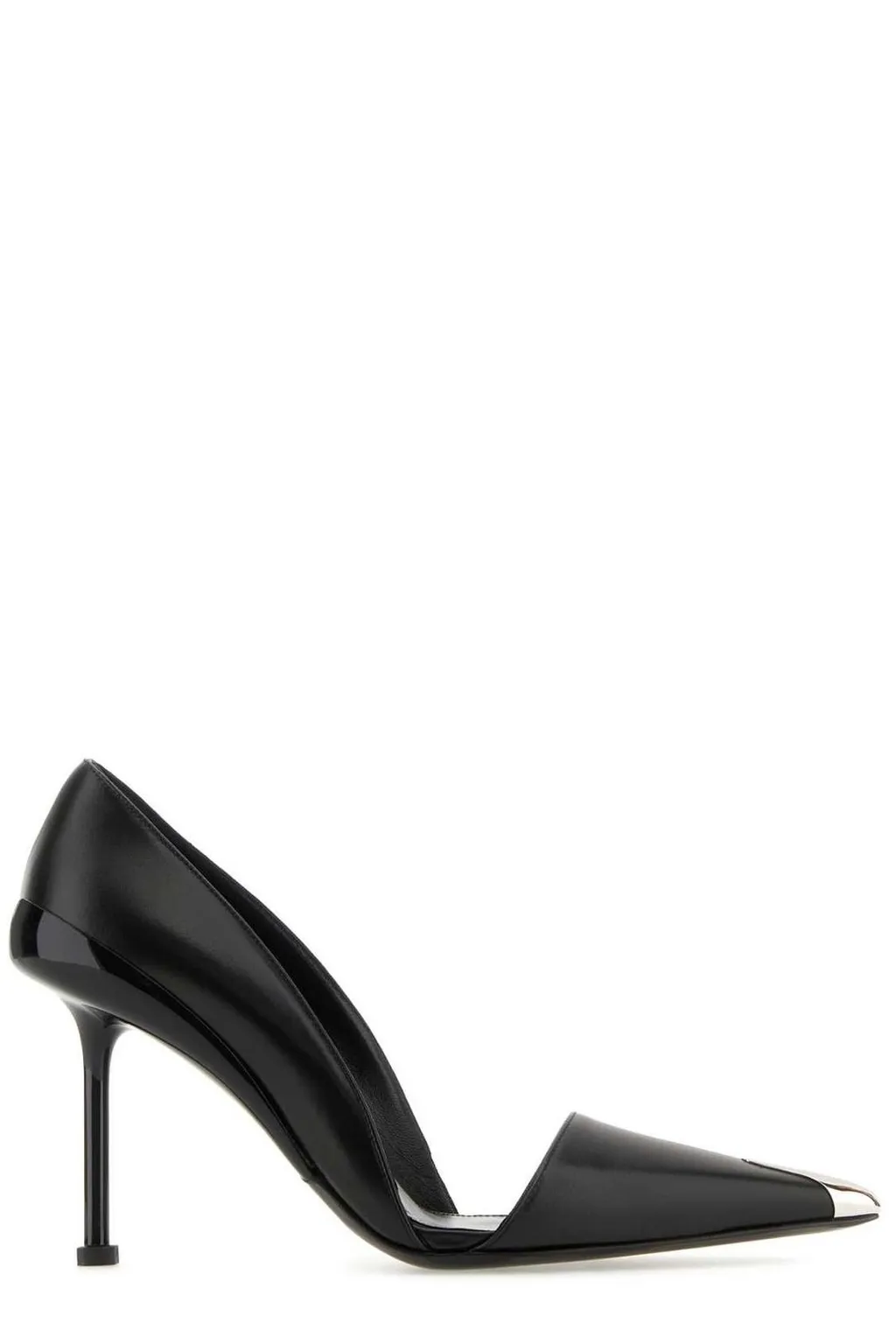 Pointed-Toe High-Heeled Pumps