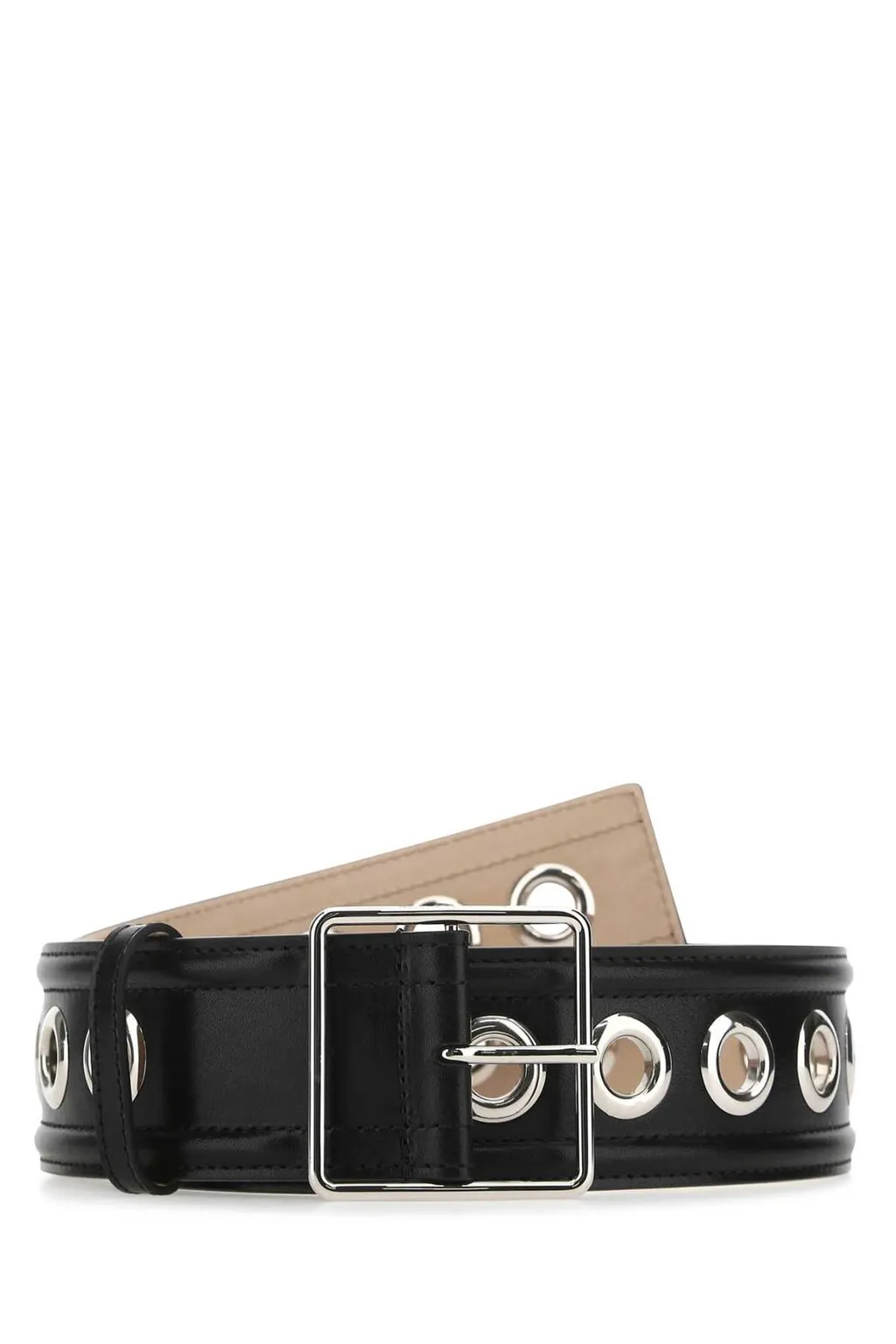 Eyelet Detailed Buckle Belt