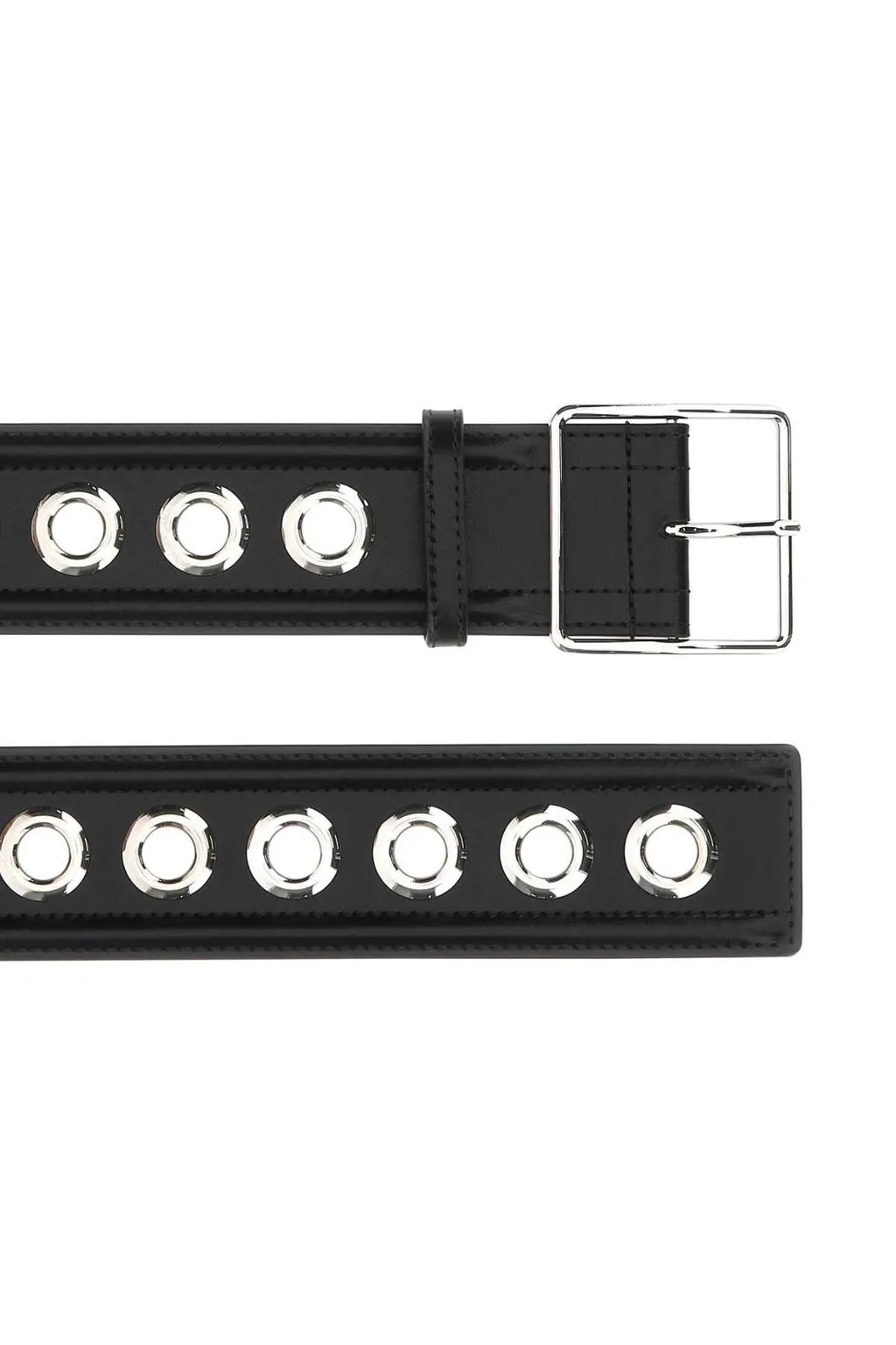 Eyelet Detailed Buckle Belt