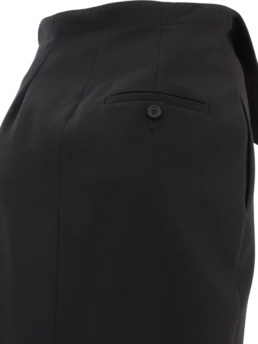 Zip Detailed Midi Skirt