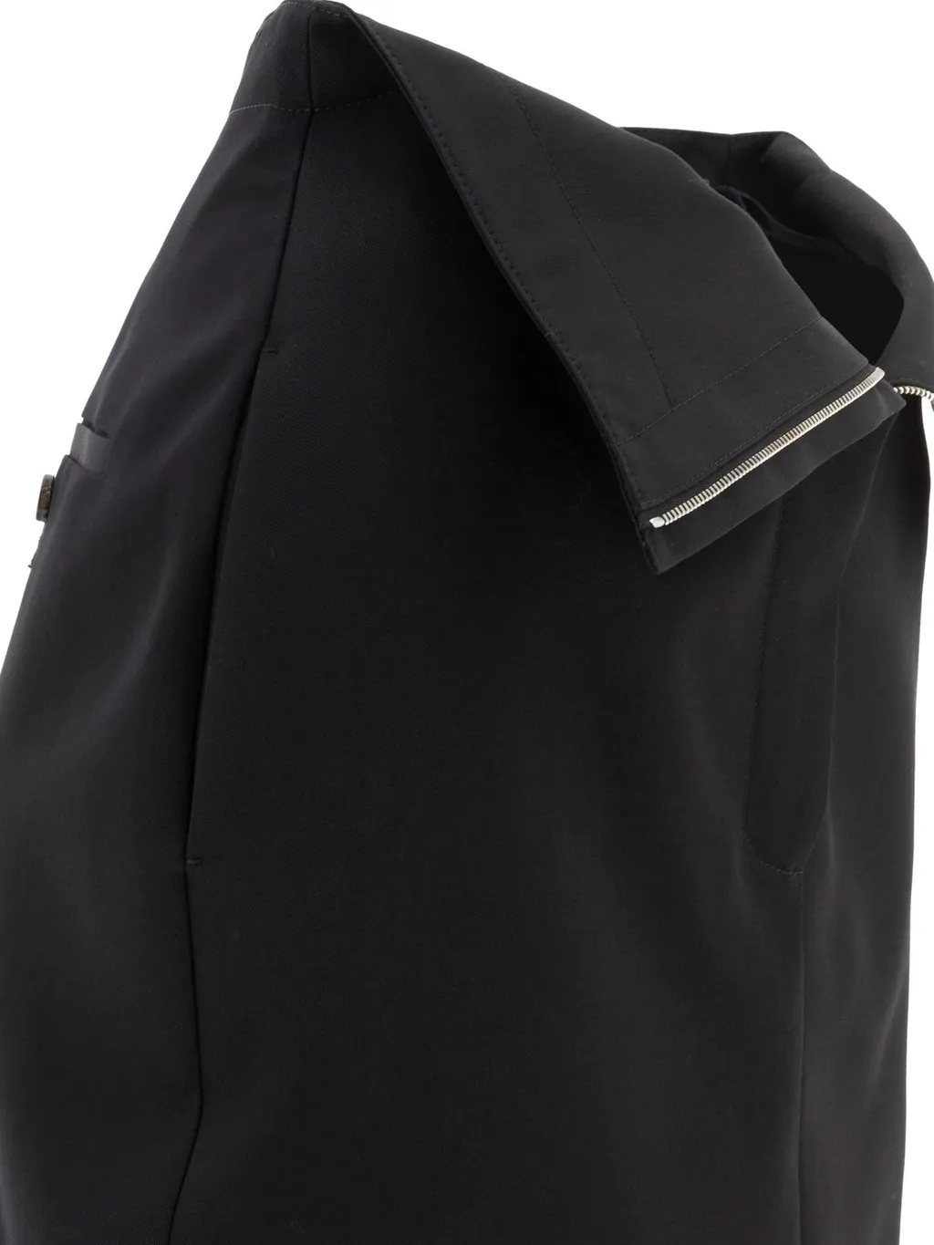 Zip Detailed Midi Skirt