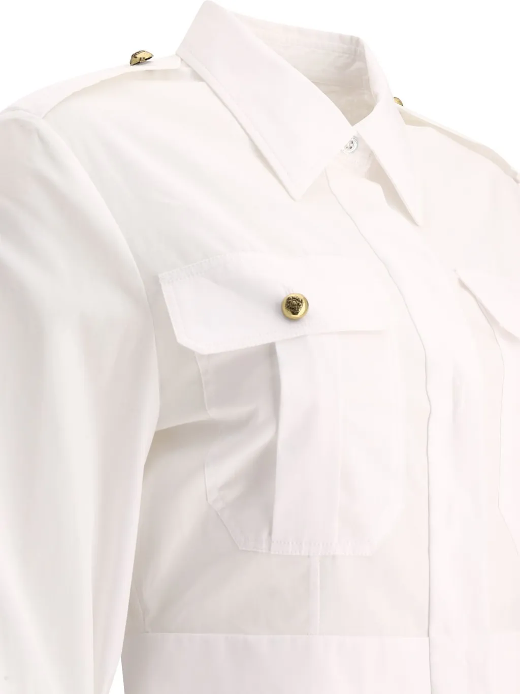 Pleated Long-Sleeved Shirt