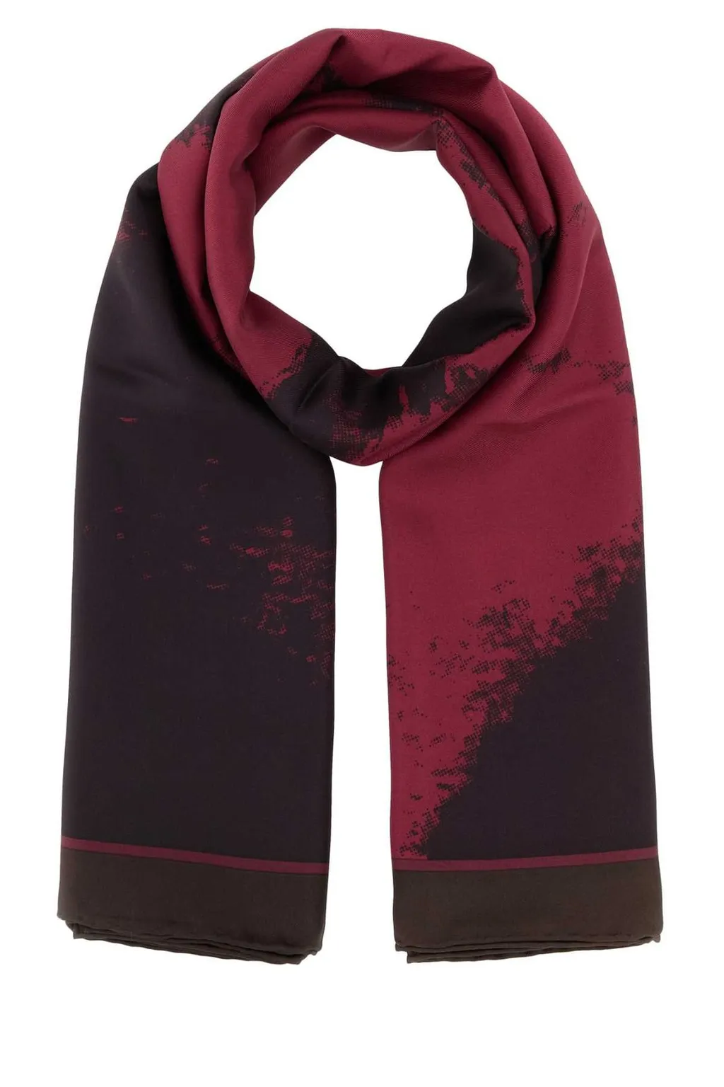 Skull Finished-Edge Scarf