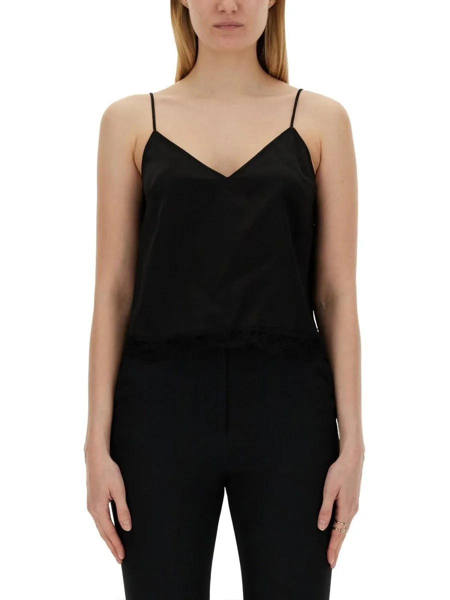 V-Neck Thin Strap Top