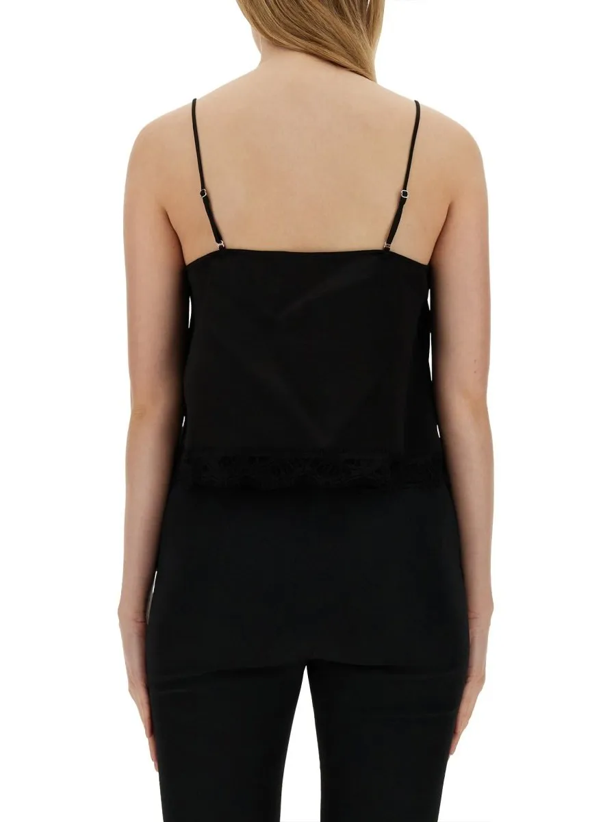 V-Neck Thin Strap Top