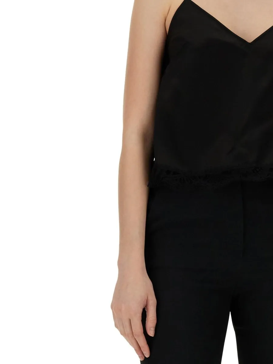 V-Neck Thin Strap Top