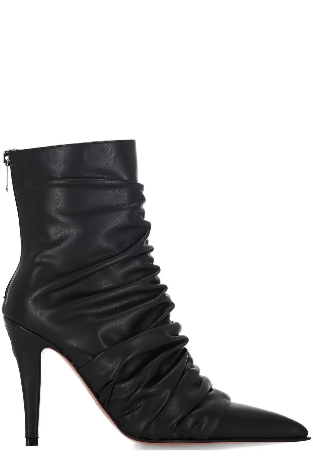 Birdee Ruched Pointed-Toe Boots