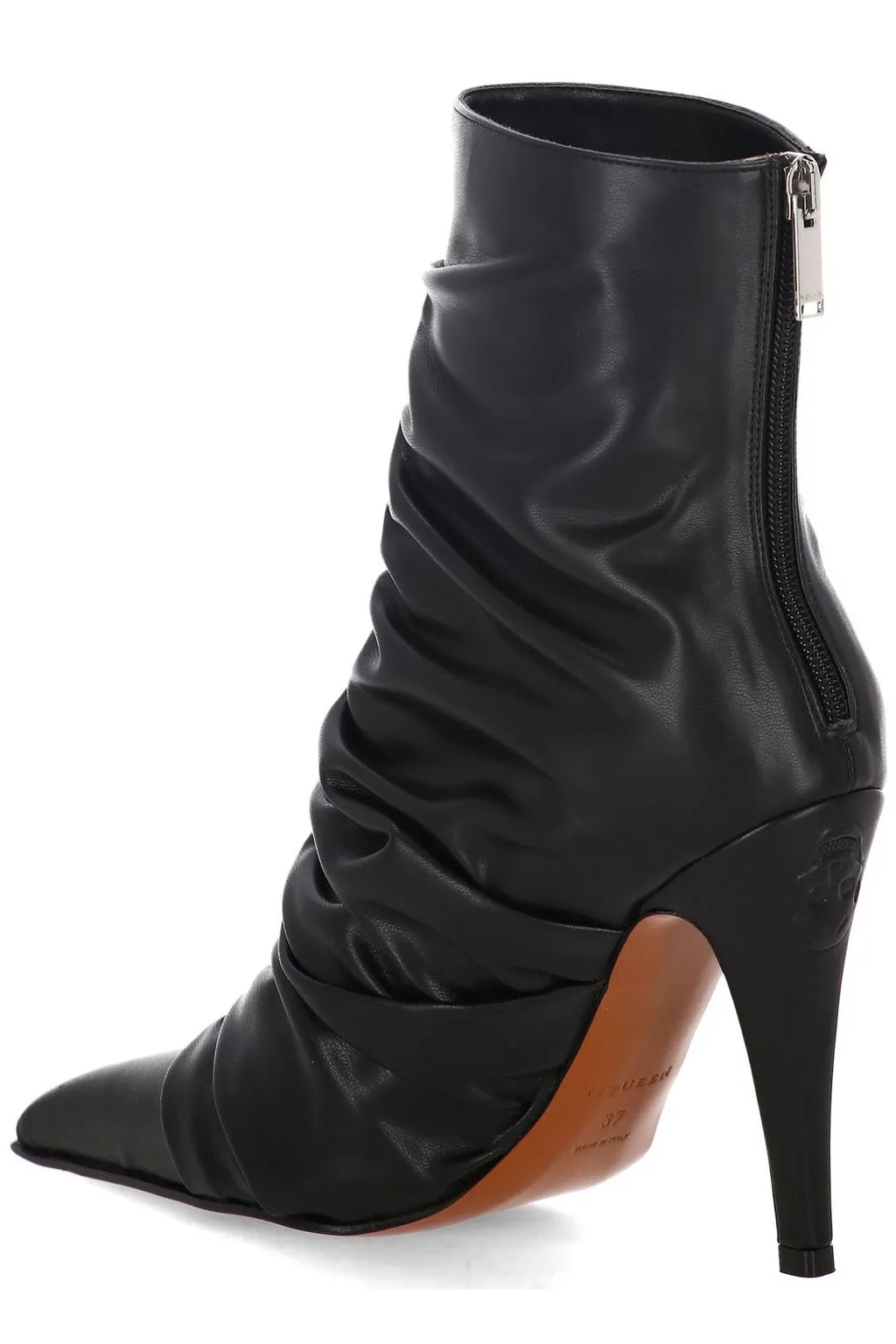 Birdee Ruched Pointed-Toe Boots