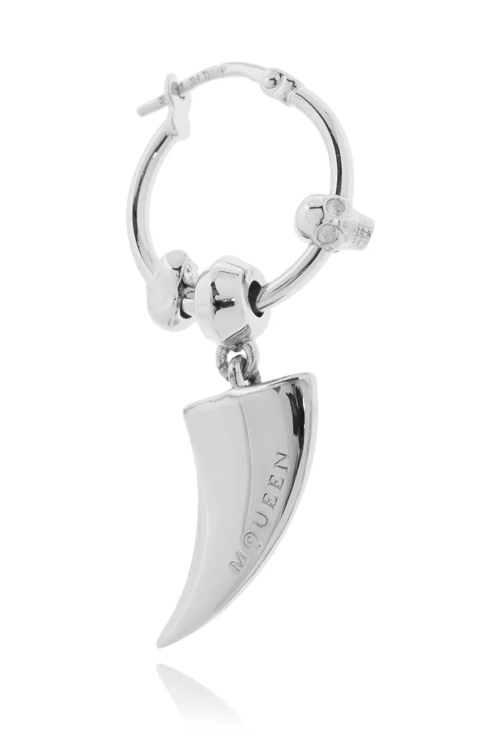 Tiger-Claw Logo Engraved Earrings