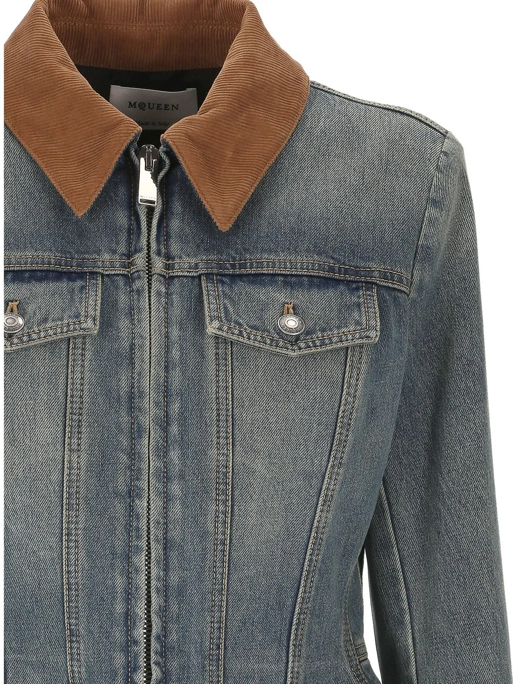 Peplum Denim Jacket