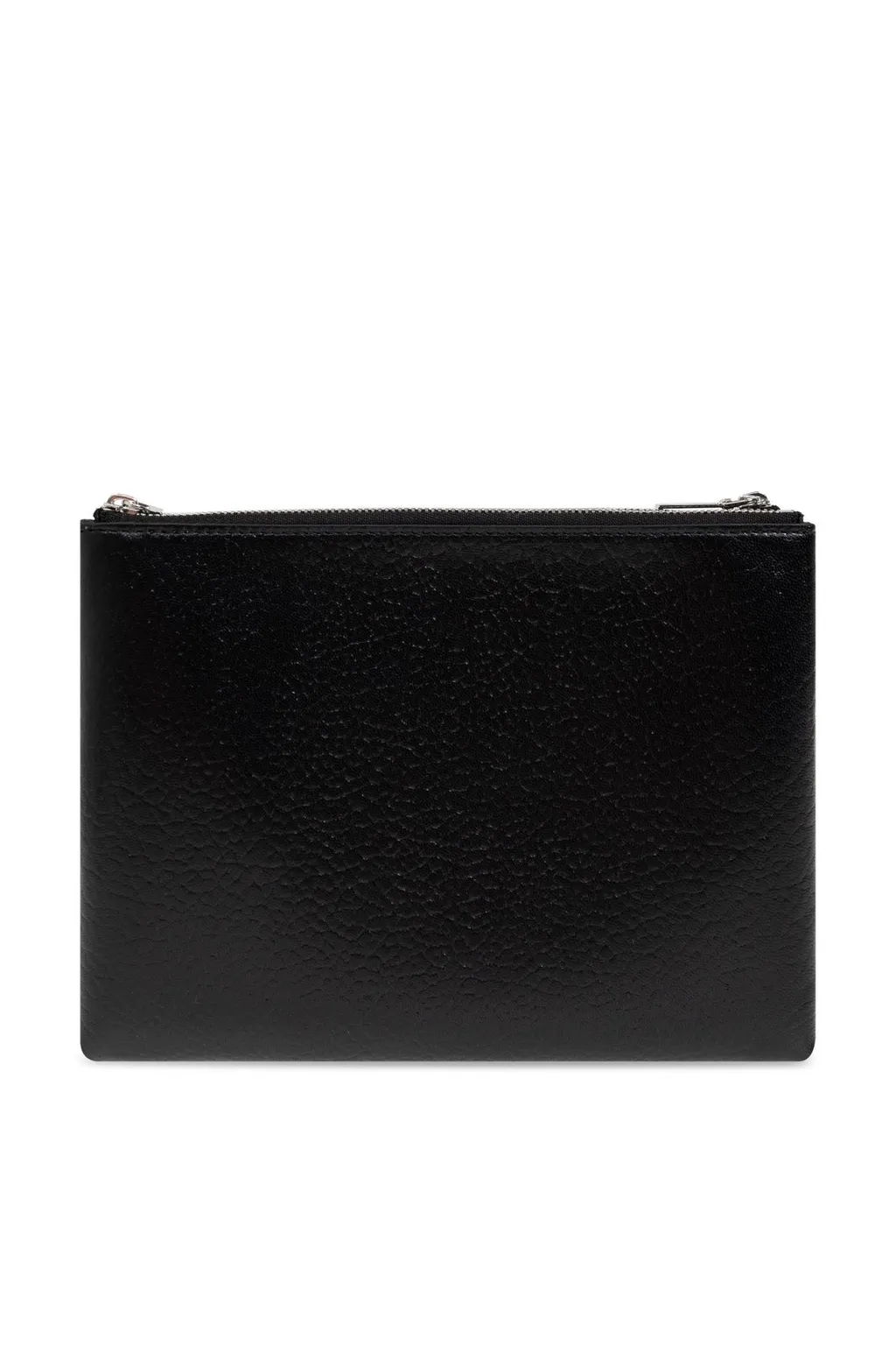 Logo Lettering Zipped Clutch Bag