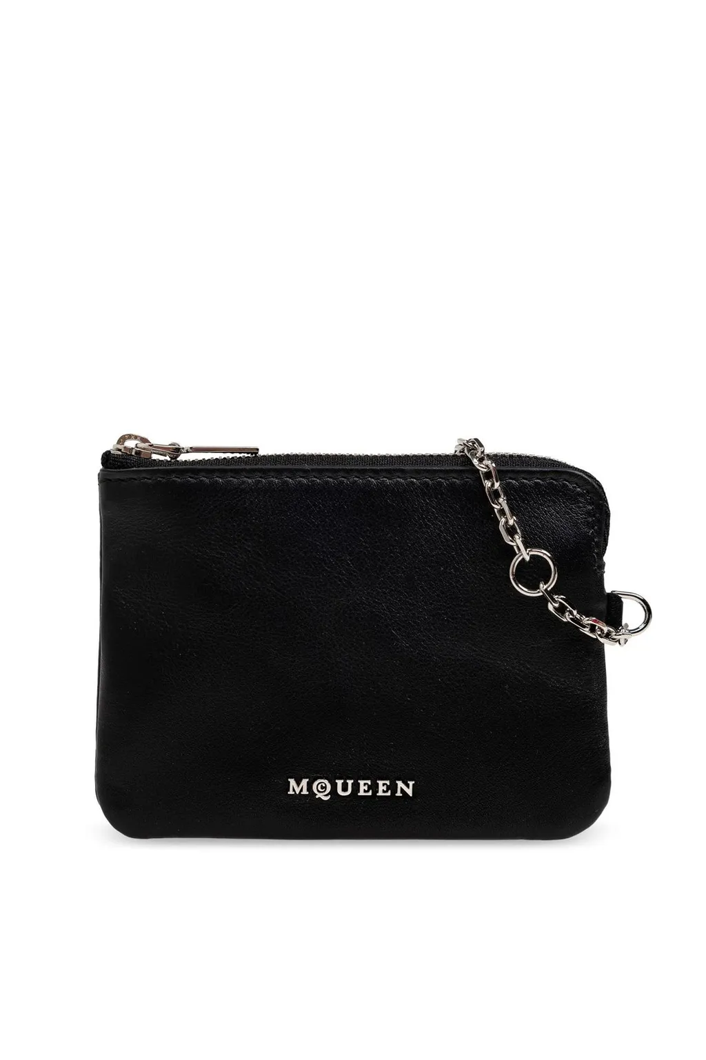 Logo Plaque Chain-Detailed Wallet