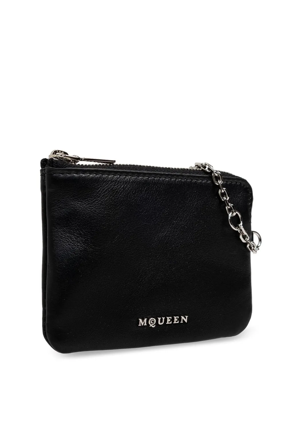 Logo Plaque Chain-Detailed Wallet