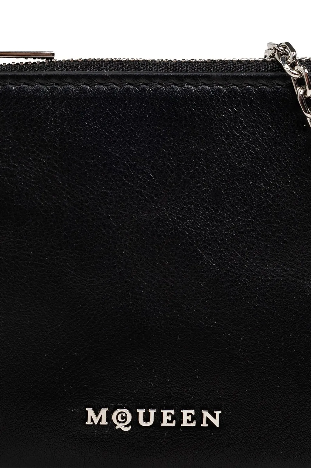 Logo Plaque Chain-Detailed Wallet