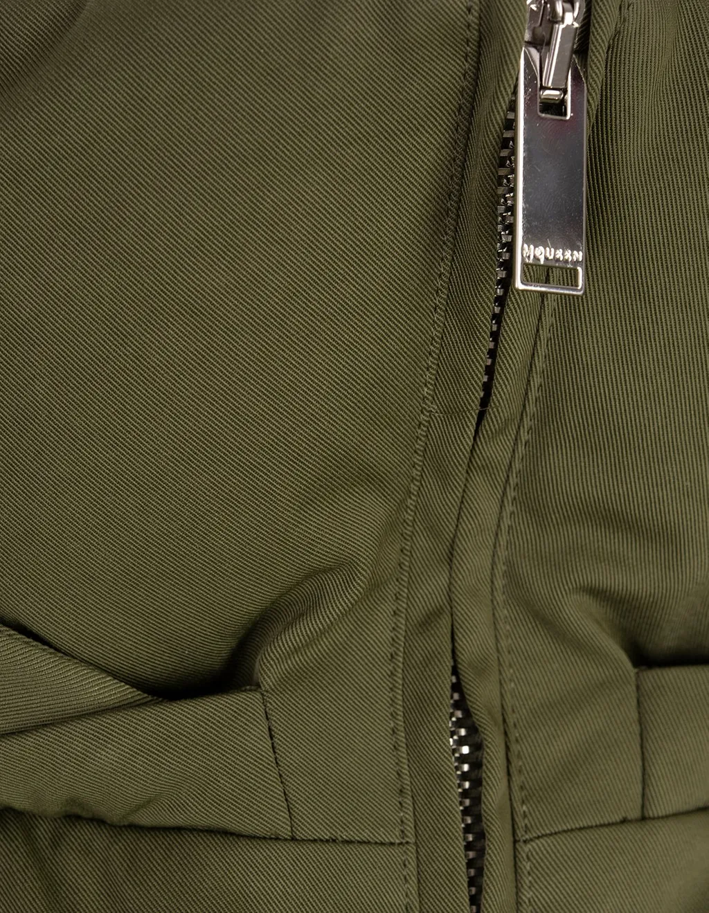 Peplum Drawstring Waist Puffer Jacket