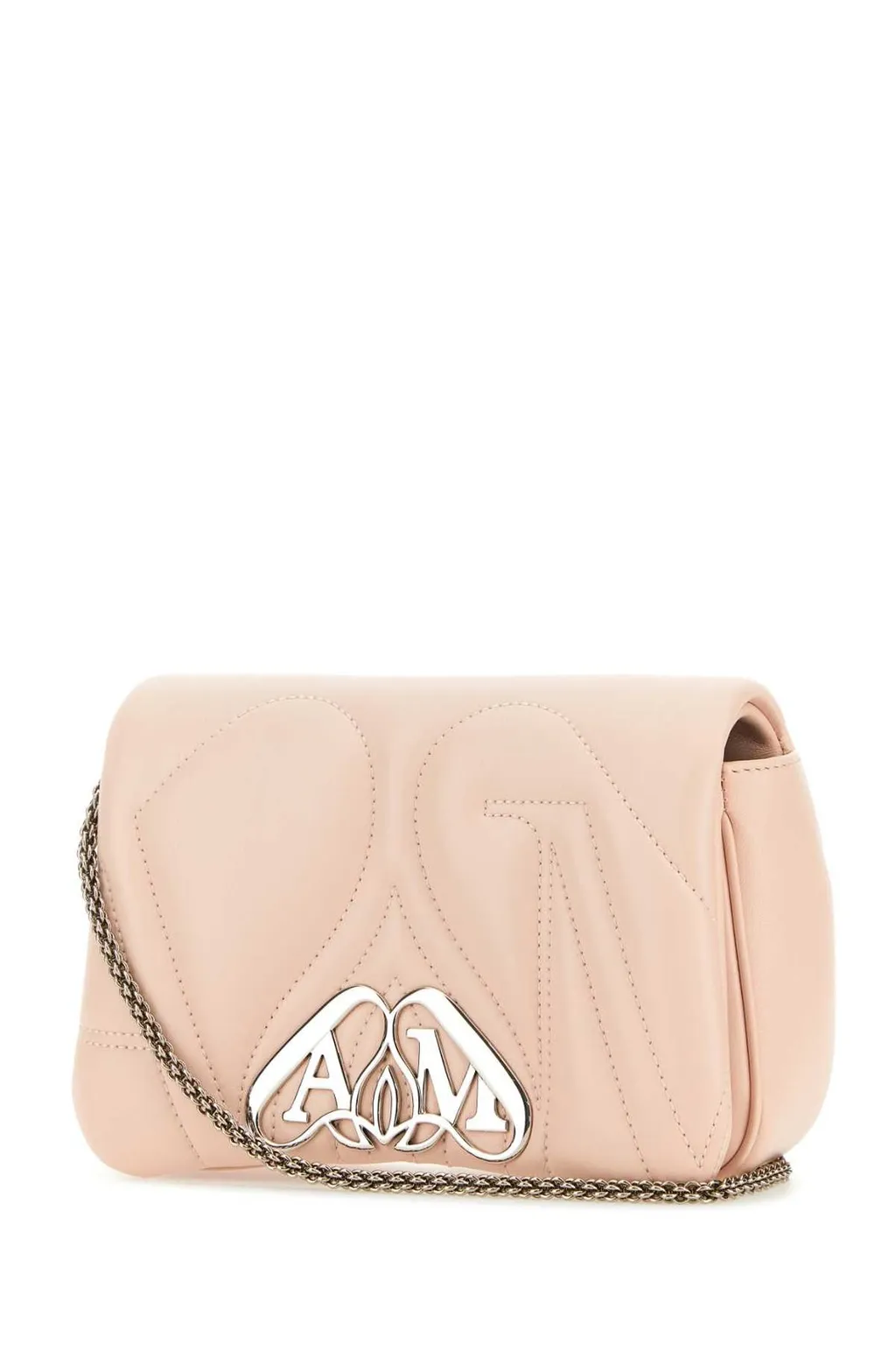Logo Plaque Chain-Link Shoulder Bag