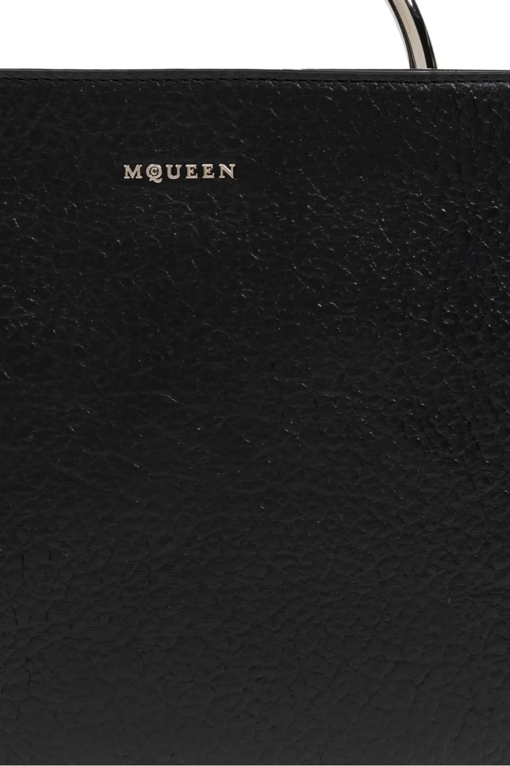 Cross-Bar Logo Lettering Clutch Bag