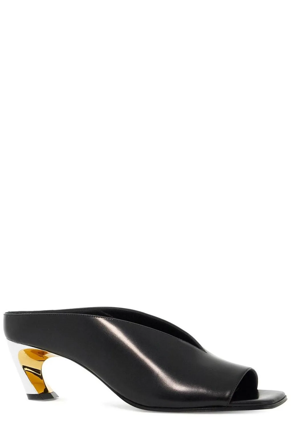 Open-Toe Slip-On Mules