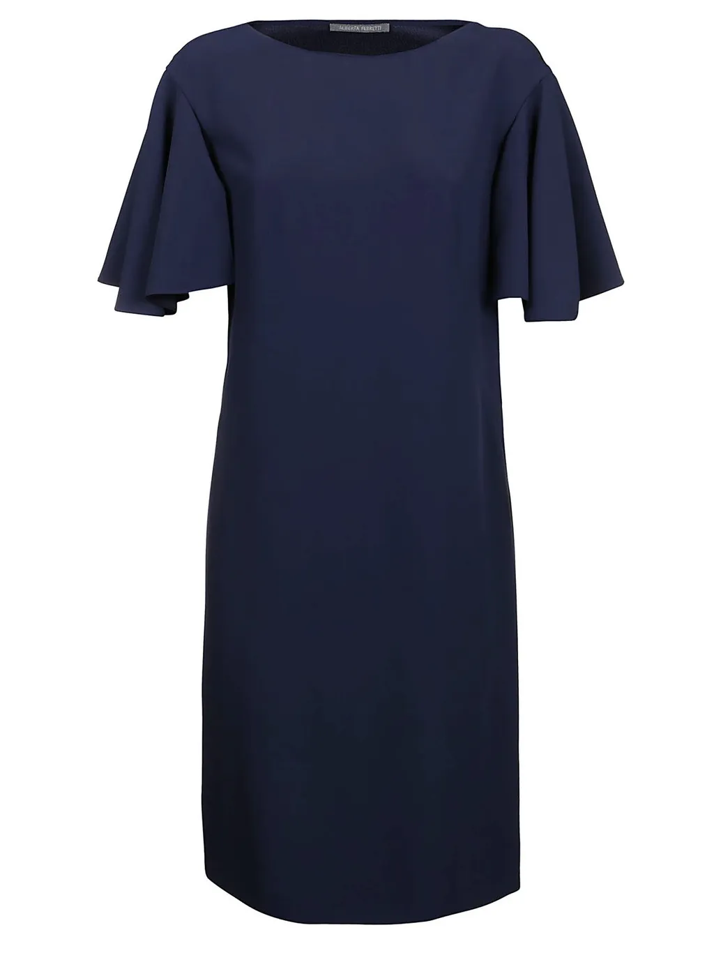 Wide-Sleeve Shift Dress