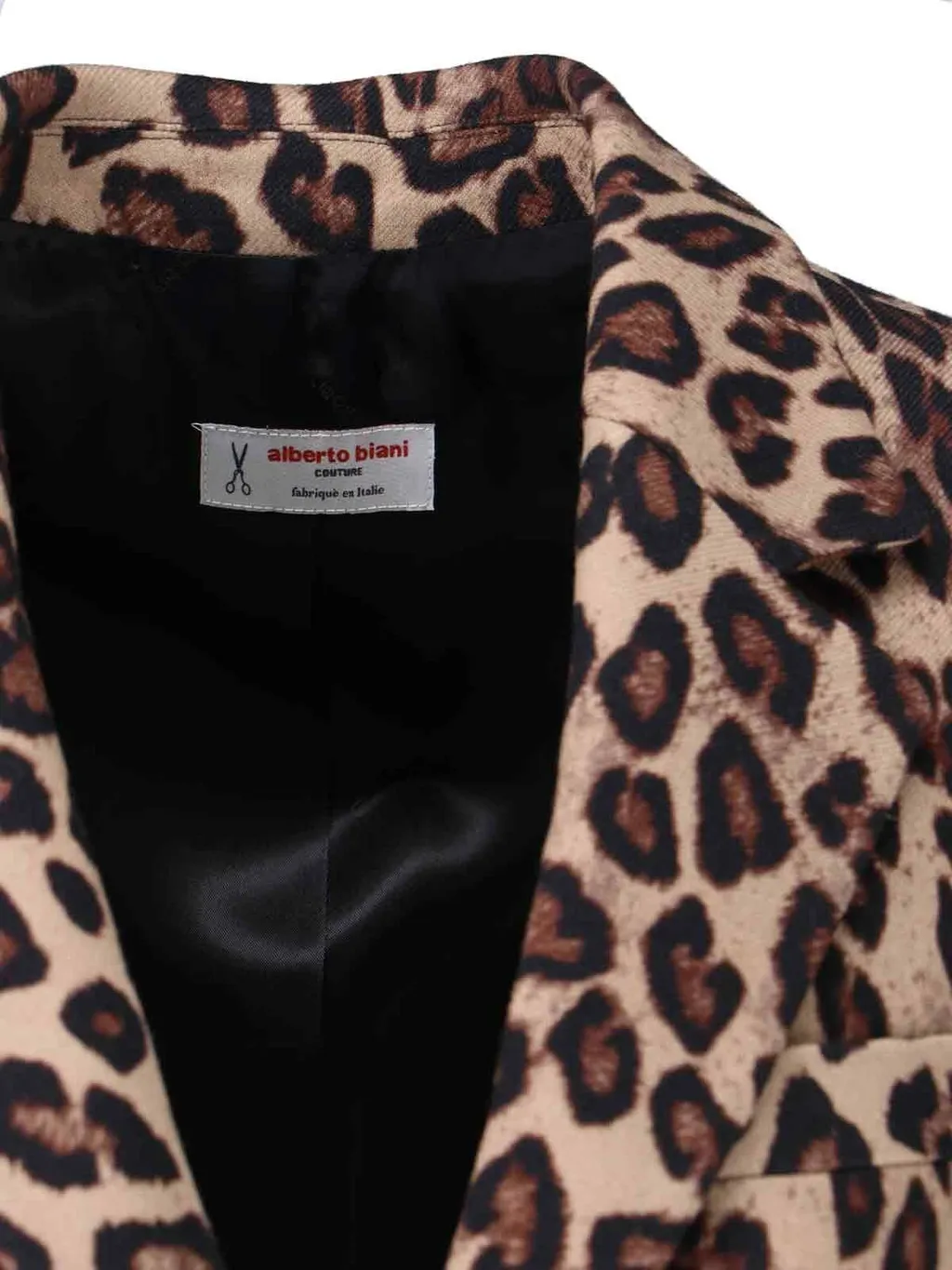 Printed Long Sleeved Single-Breasted Blazer
