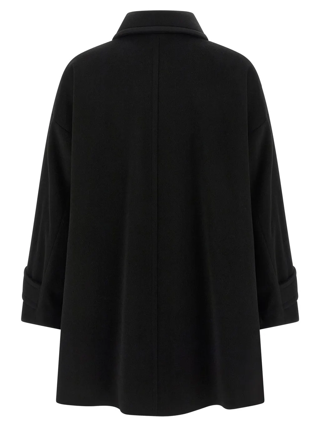 Double-Breasted Caban Coat