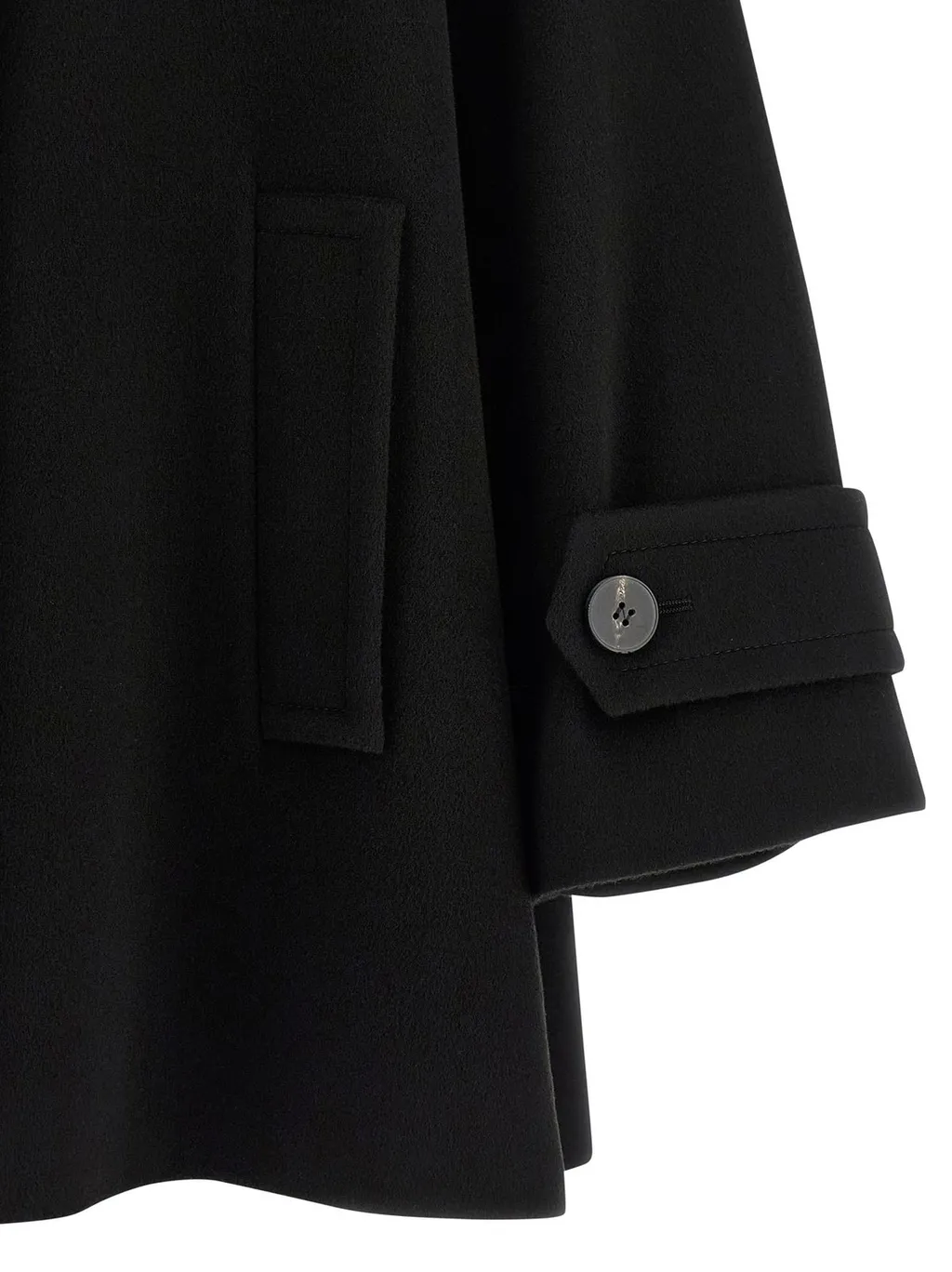 Double-Breasted Caban Coat
