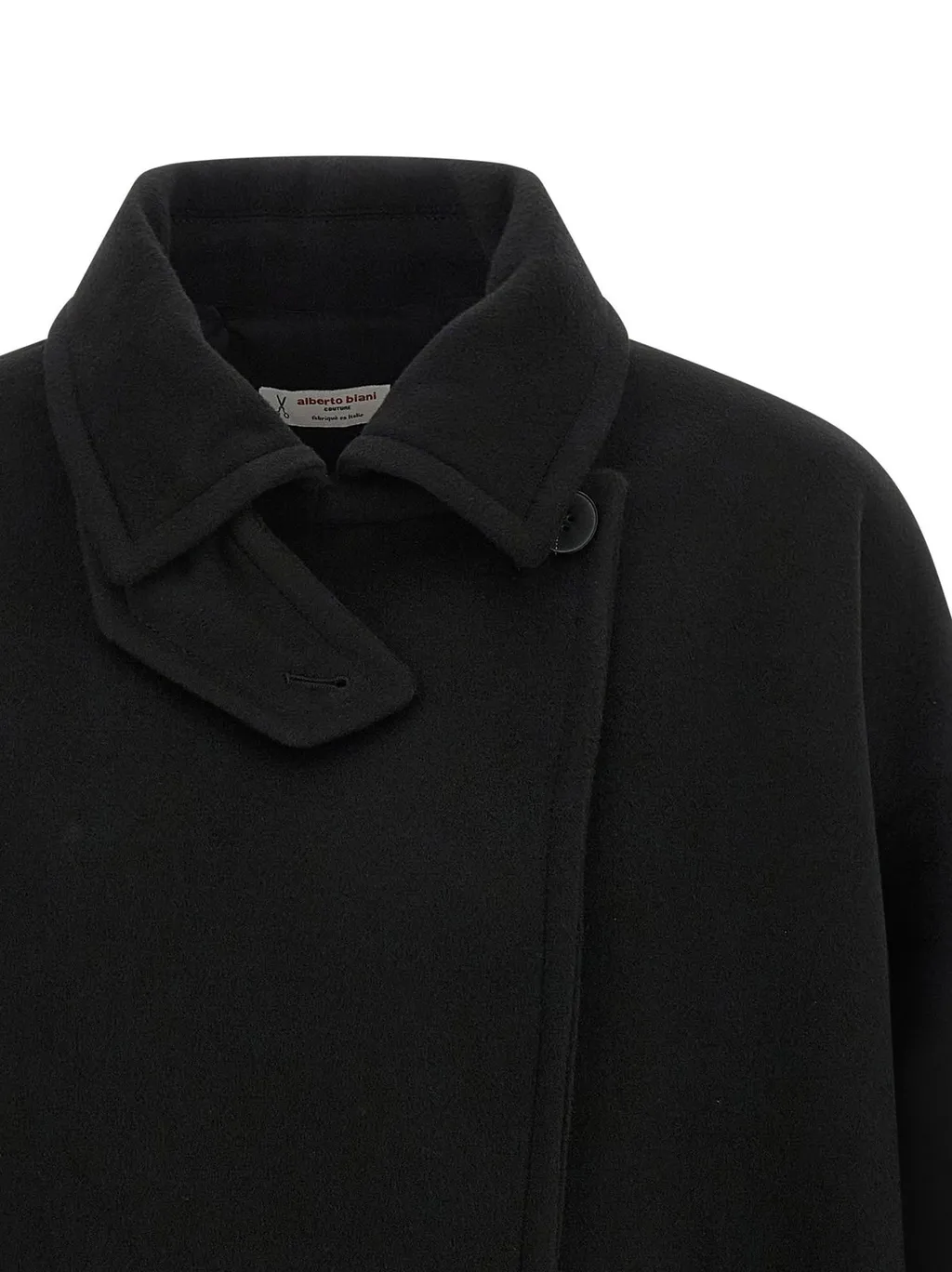 Double-Breasted Caban Coat