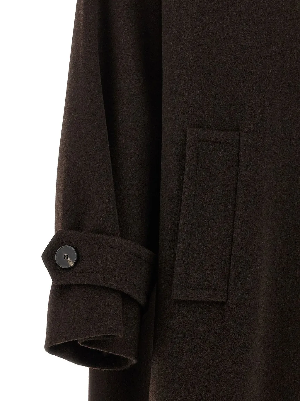 Virgin Wool Long Coat
