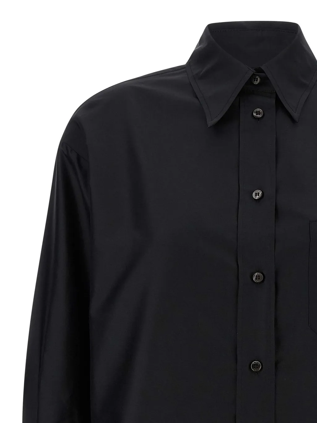 Asymmetrical Silk Shirt