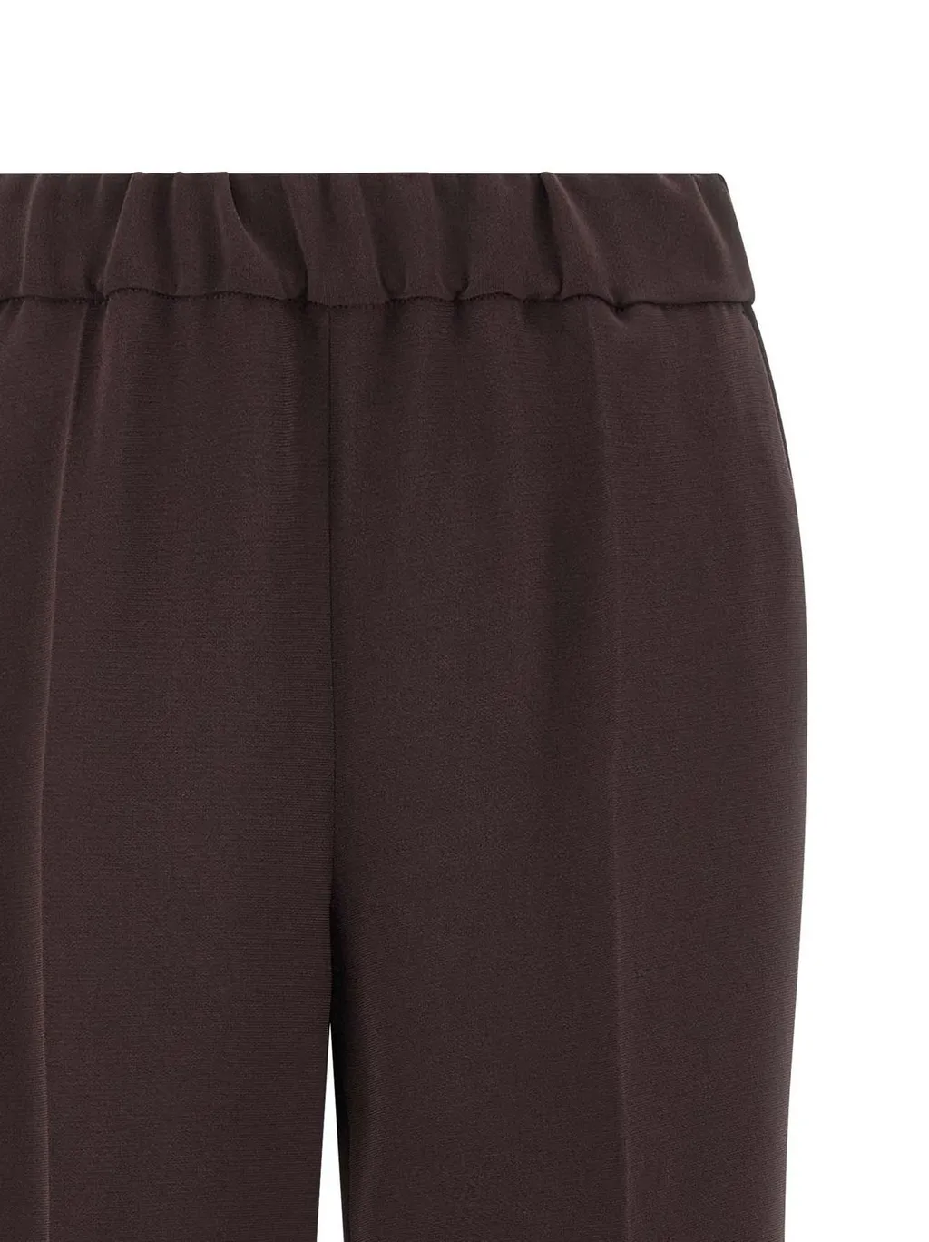 Elastic Waist Straight-Leg Pants