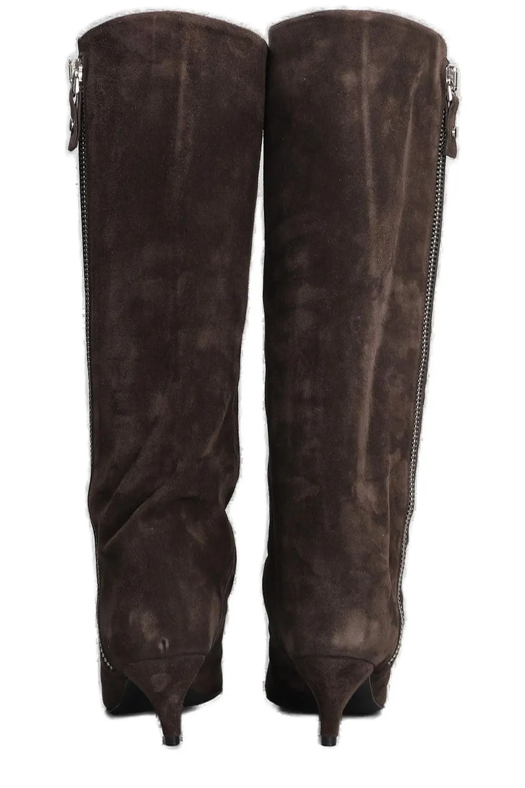 Zipped Pointed Toe Boots