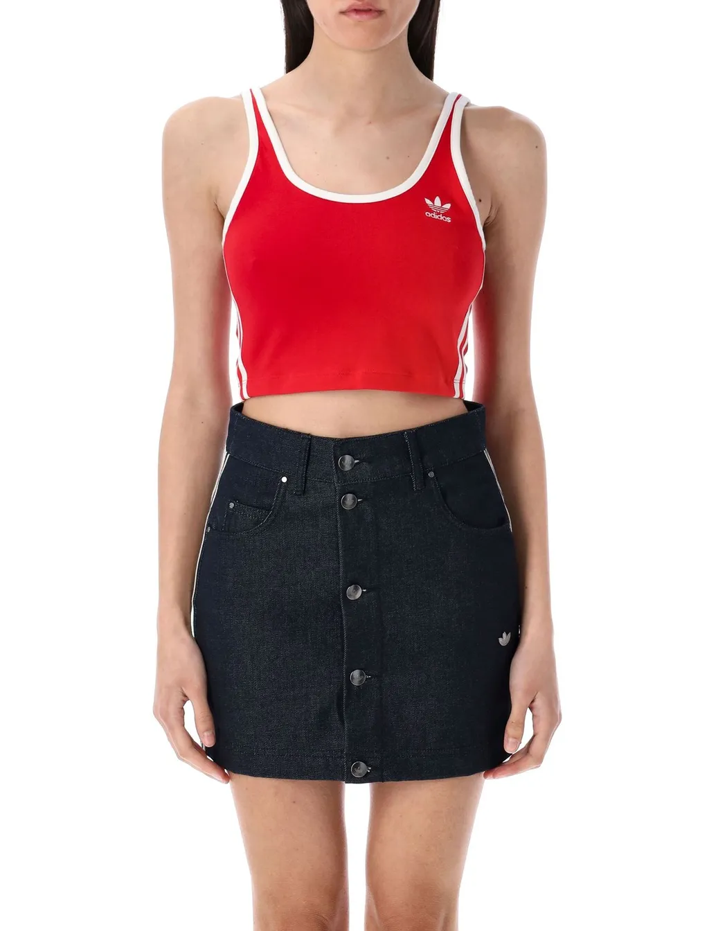 3-Stripes Cropped Tank Top