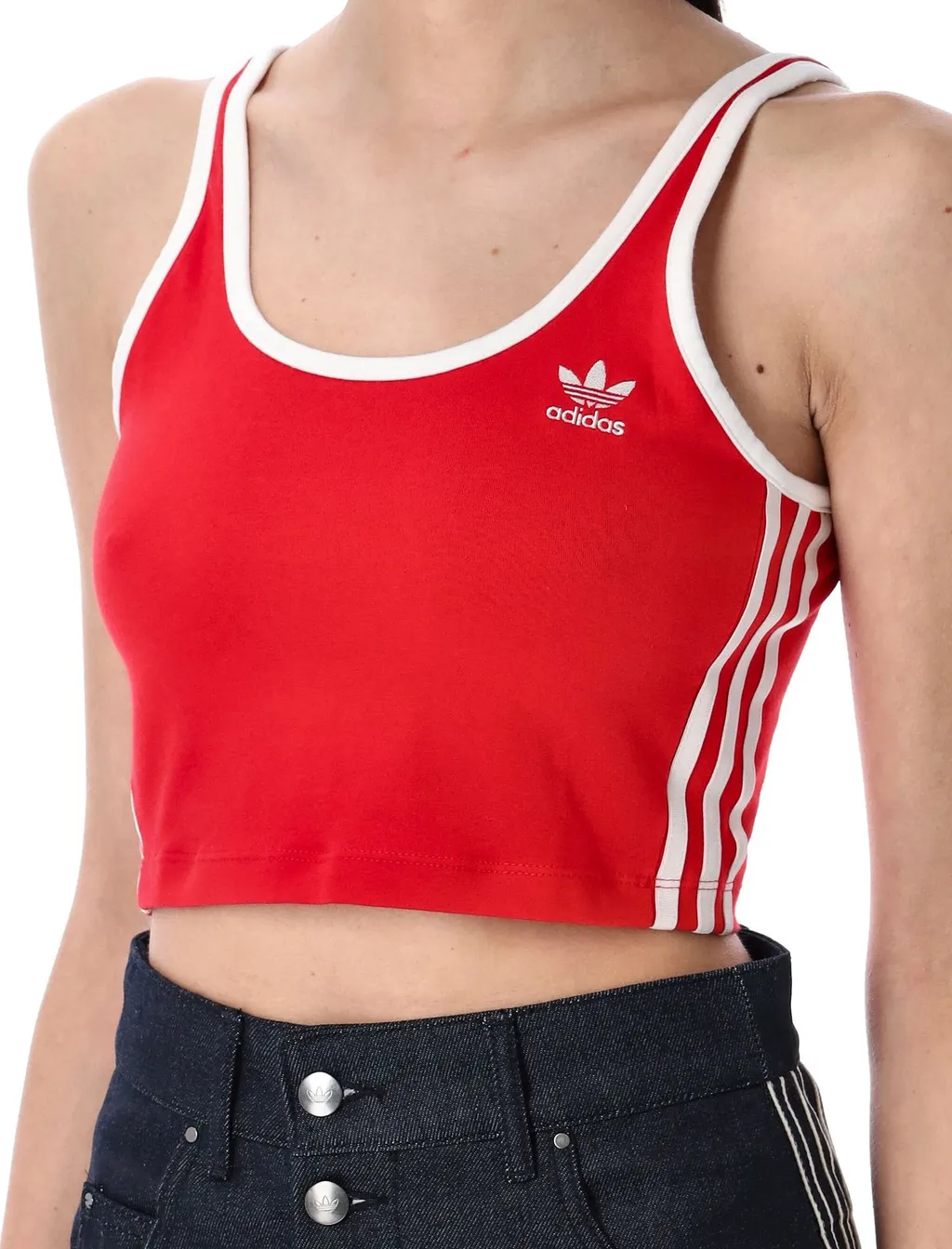 3-Stripes Cropped Tank Top