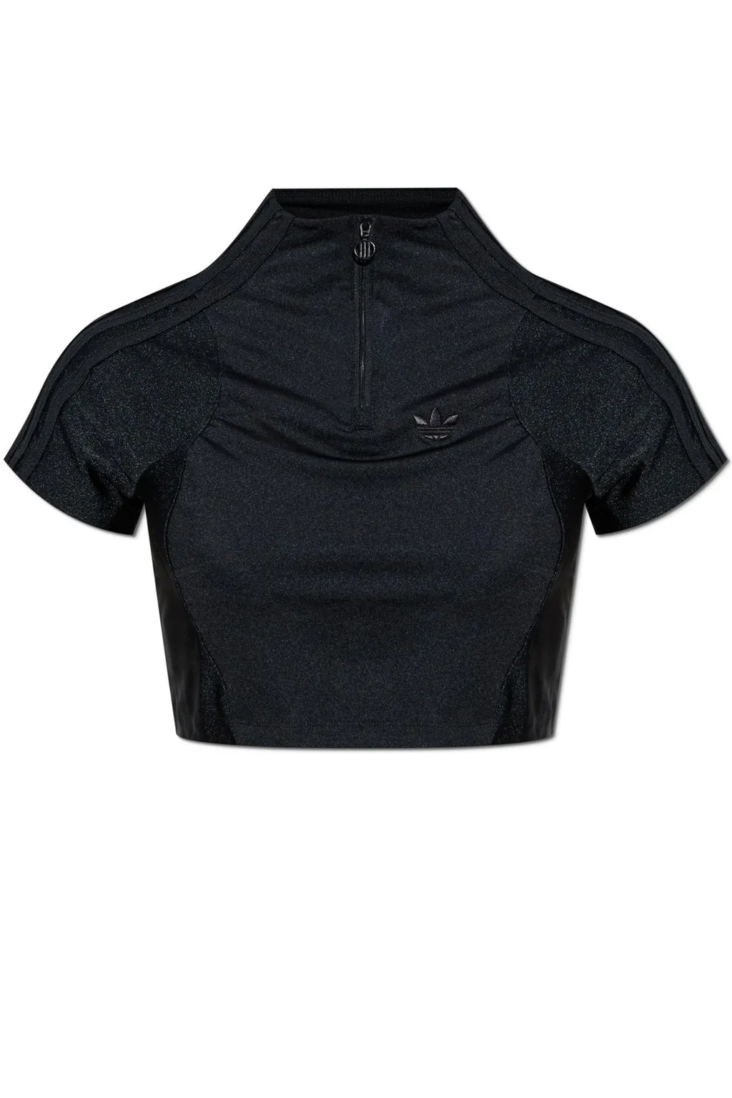 Zip-Up Crop Top