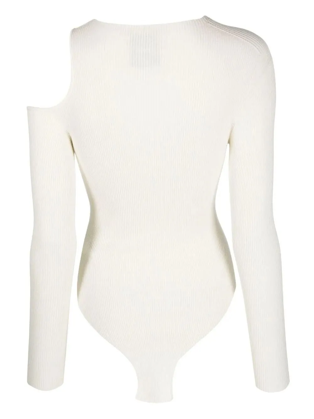 Crewneck Cut-Out Knitted Bodysuit