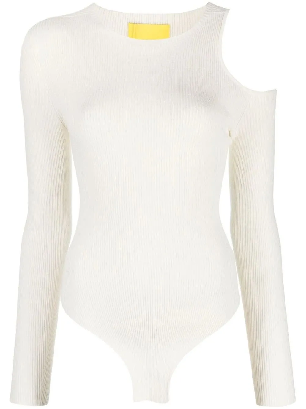 Crewneck Cut-Out Knitted Bodysuit