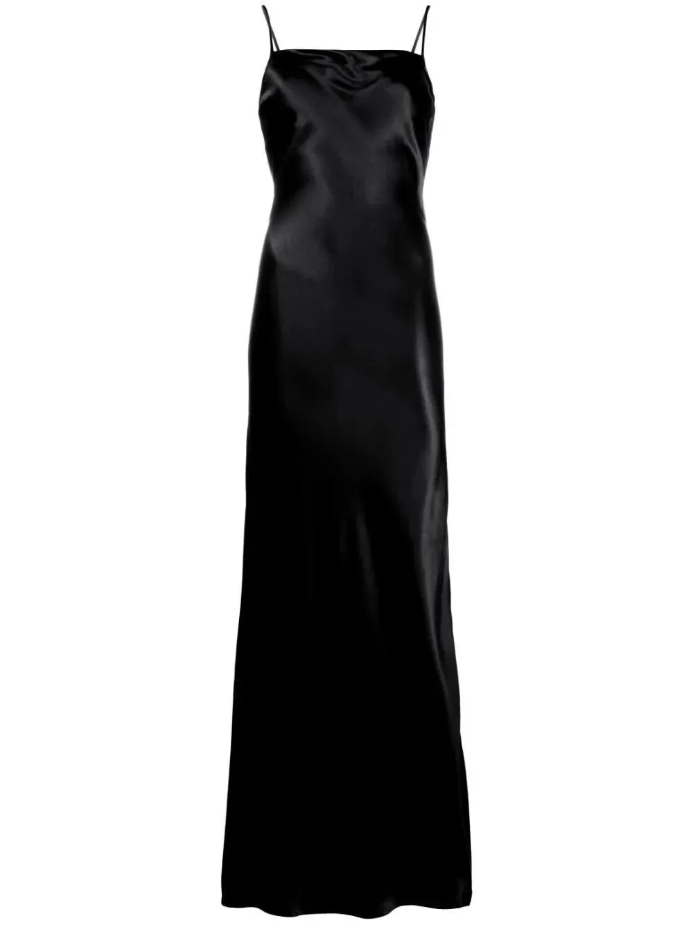 Chaplin Square Neck Satin Maxi Dress