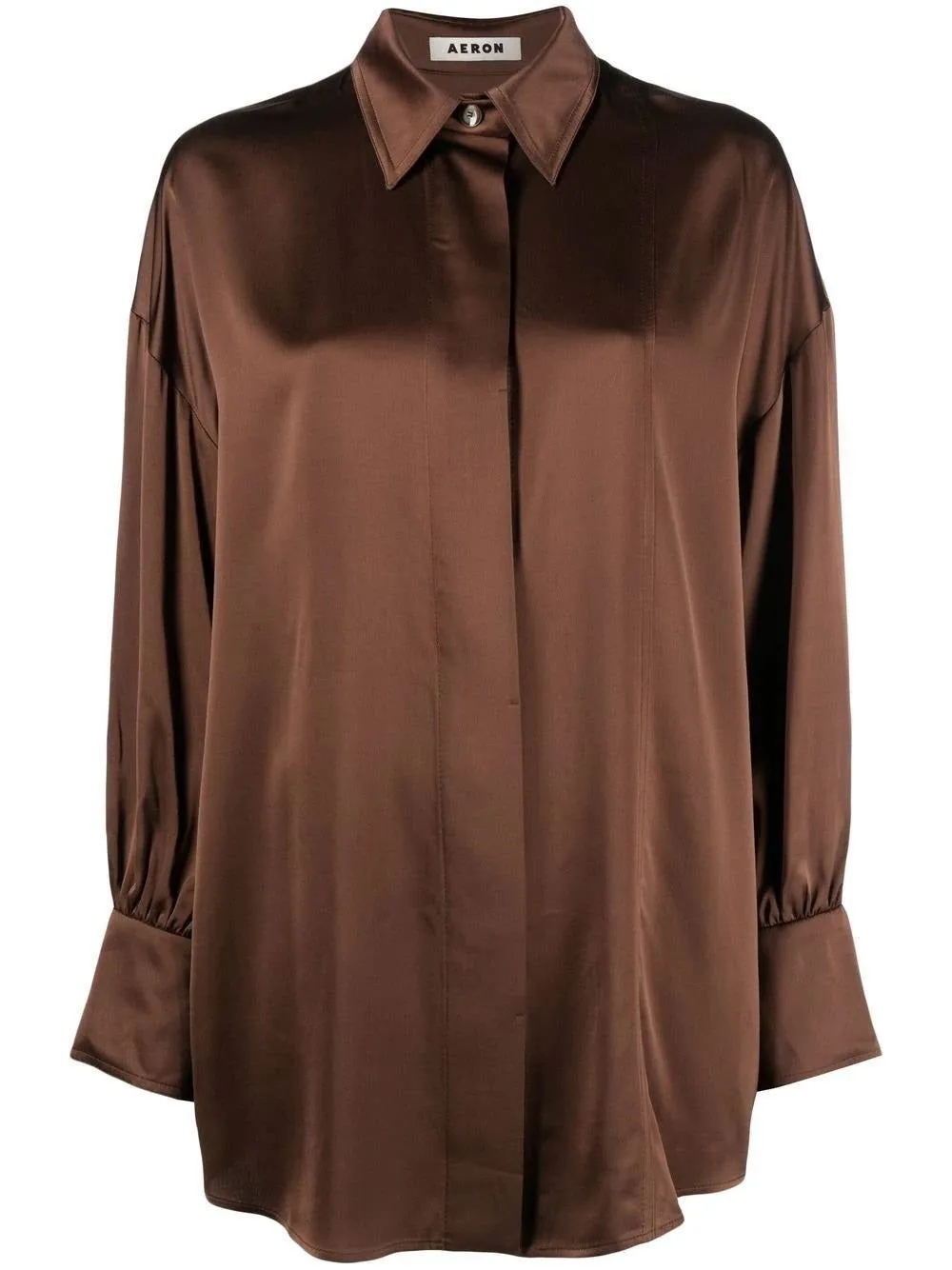 Oversized Buttoned Pyjama Shirt