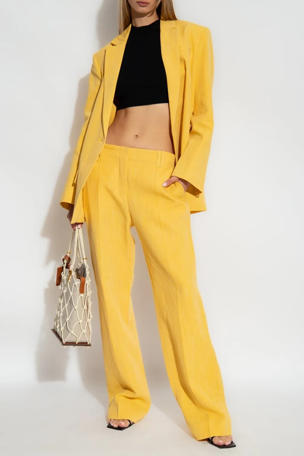 Sculpted Knit Crop Top