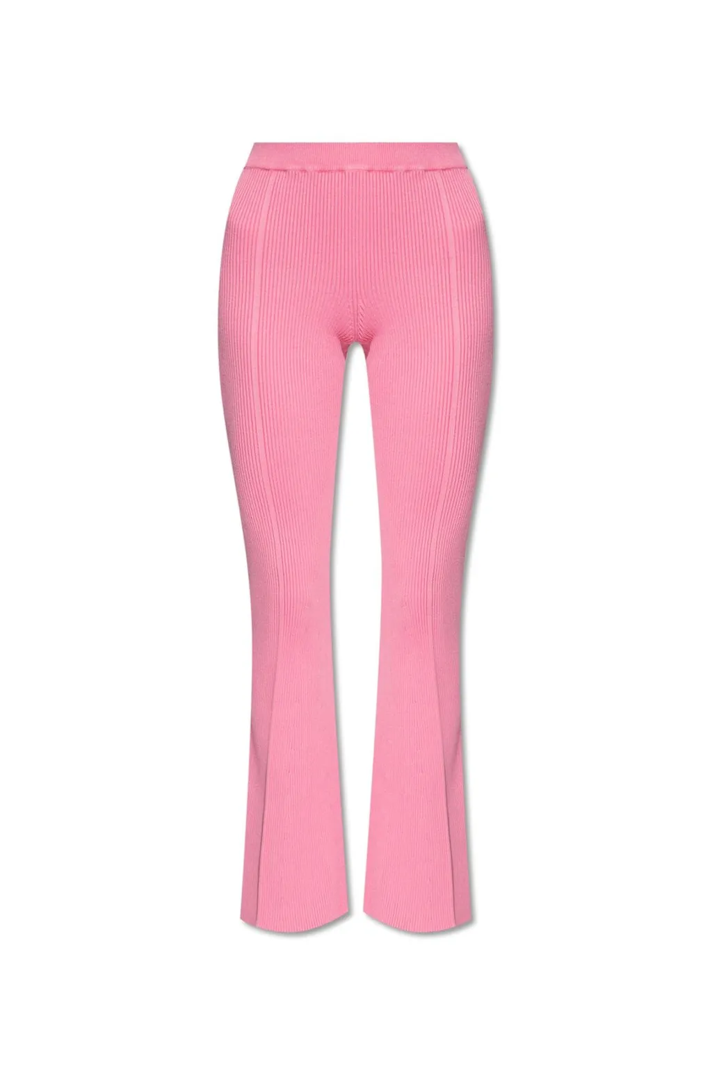 Ribbed Flare Knit Pants