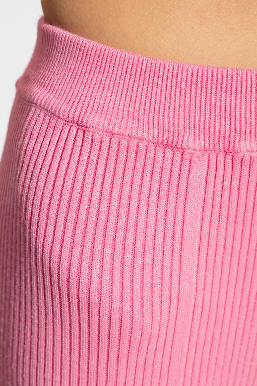 Ribbed Flare Knit Pants