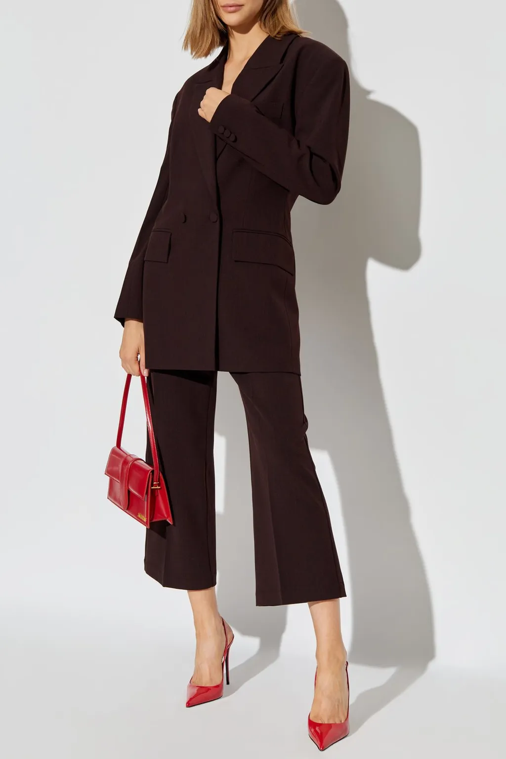 Tailored Wide-Leg Pants