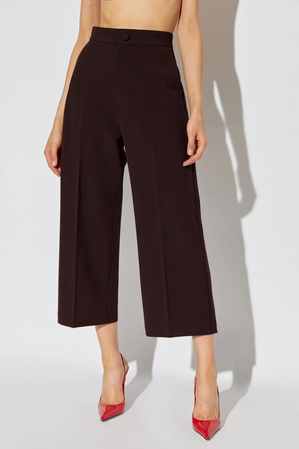 Tailored Wide-Leg Pants
