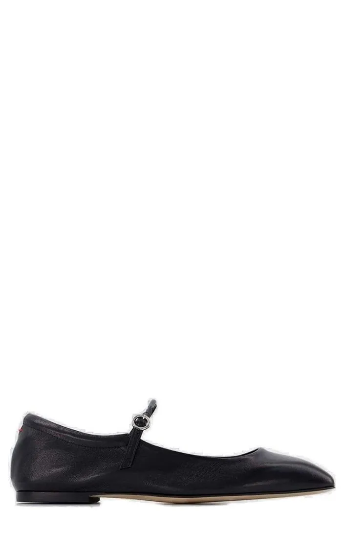 Maryjane Square-Toe Ballerina Shoes