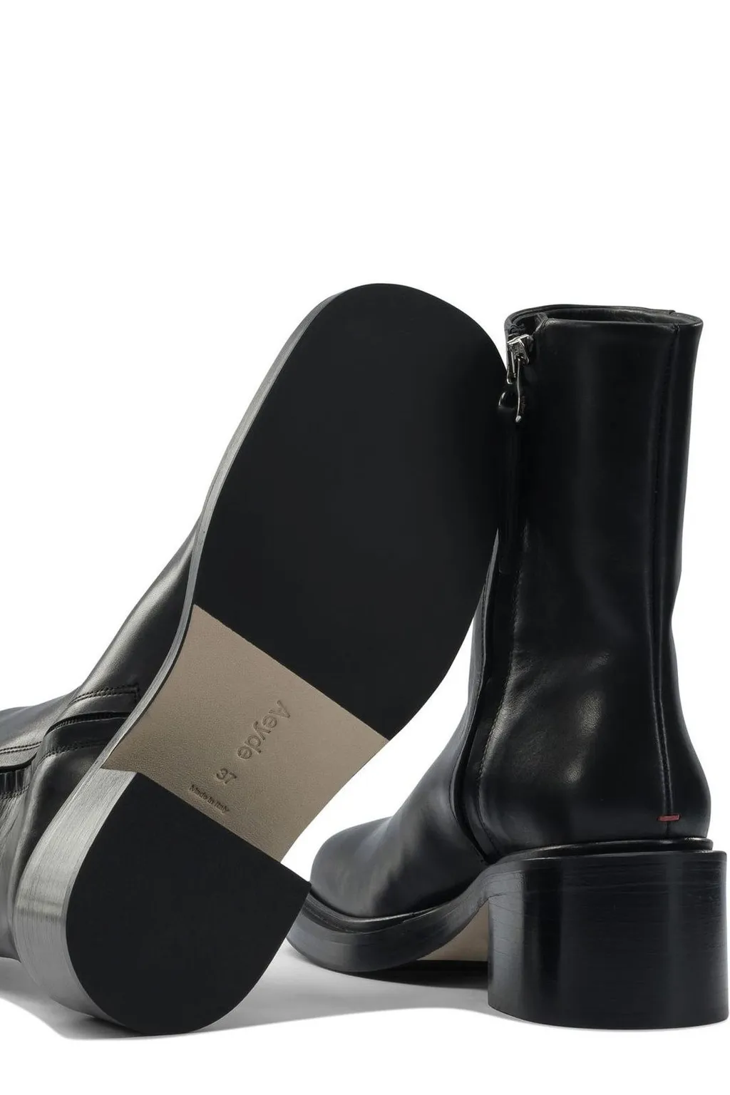 Teddy Block Heel Boots