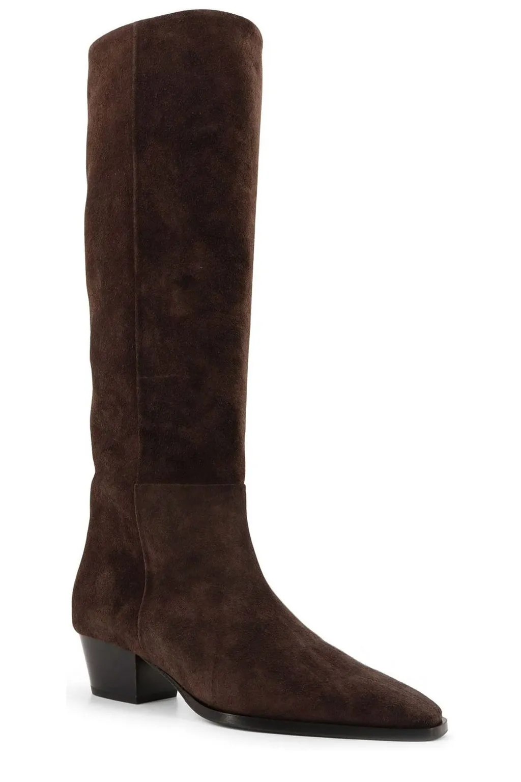 Knee-High Block-Heeled Boots