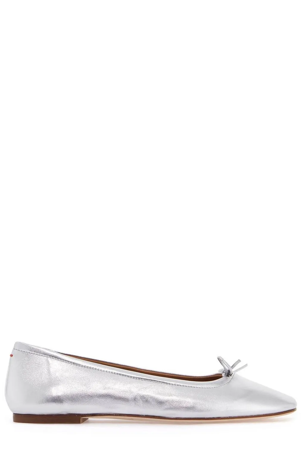 Delfina Bow-Detailed Ballet Flats