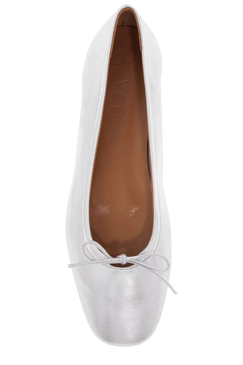 Delfina Bow-Detailed Ballet Flats