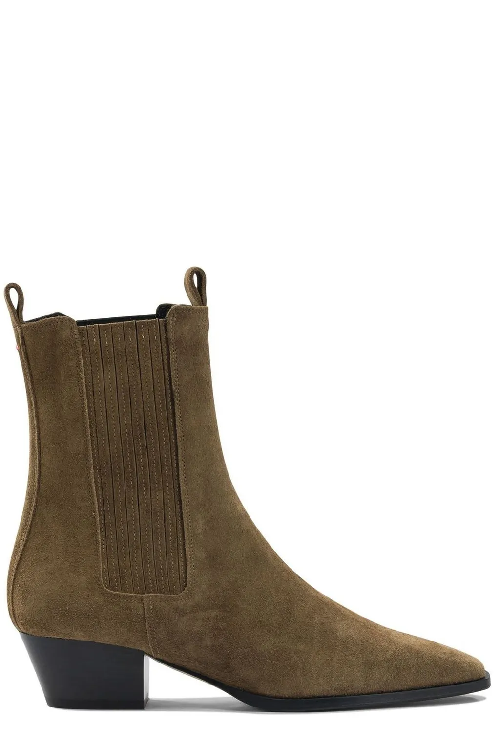 Agata Low Block Heel Ankle Boots